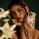 Black Bow Pop Socket