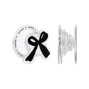 Black Bow Pop Socket