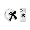 Black Bow Pop Socket