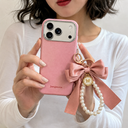 Satin Pearl Bow