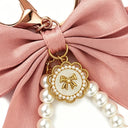 Satin Pearl Bow